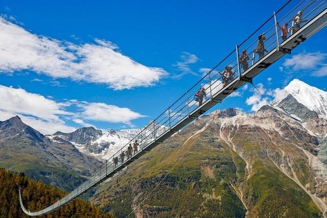Am Matterhorn wurde die lngste Fugnger-Hngebrcke der Welt erffnet