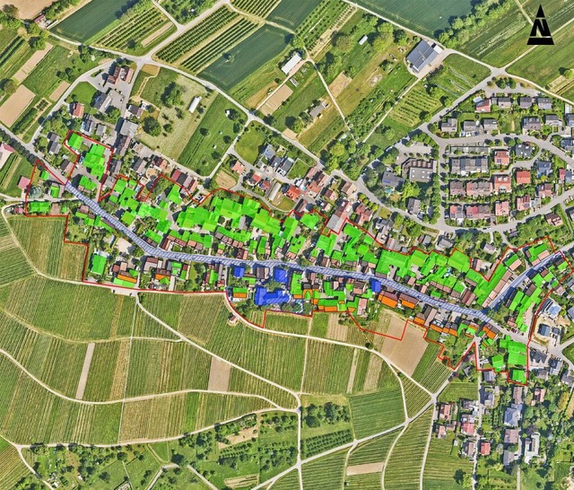 Auf allen grn eingefrbten Dachflche...einfachten Verfahren genehmigt werden.  | Foto: Stadtverwaltung Weil am Rhein