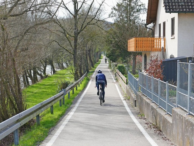 Der Wiesenradweg wird als Radschnellweg breiter ausgebaut.  | Foto: Martina David-Wenk