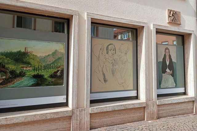 Wenn der Mensch nicht ins Museum kommt...m frheren Volksbankgebude Waldkirch.  | Foto: Sylvia Sredniawa