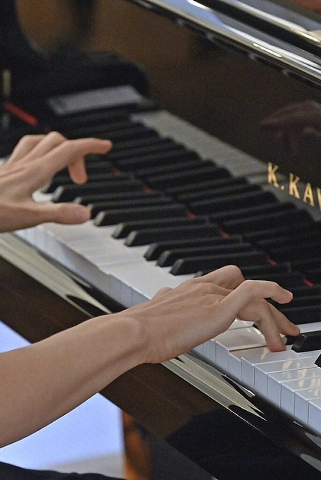 Am Klavier zeigten  Nachwuchsmusiker ihr Knnen (Symbolbild).  | Foto: Michael Bamberger
