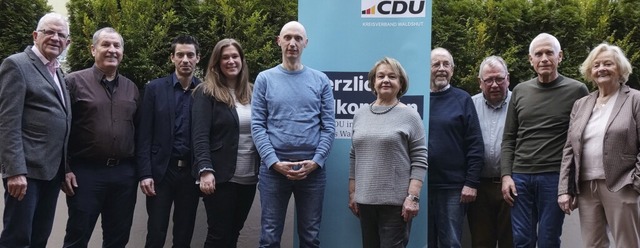 Der Vorstand des CDU-Stadtverbandes Wa... Reckermann, Markus Ebi und Rita Mosel  | Foto: suedkurier