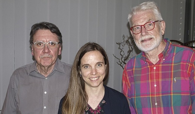Bodo Heise (links), Franziska Morgalla und Dieter Astholz  | Foto: Paul Schleer