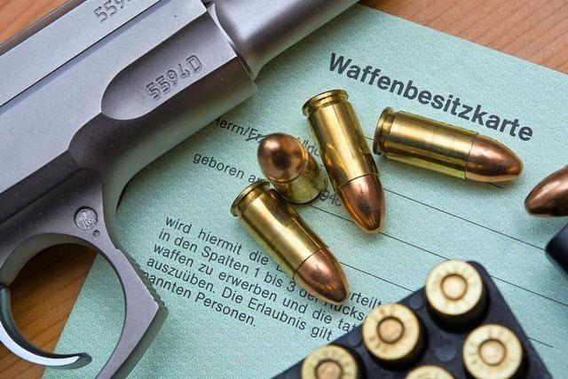 In Baden-Wrttemberg sind fast 670.000 Schusswaffen in Privatbesitz