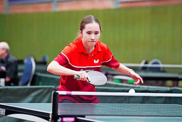 Lena Sadrina spielte bei der Para-Landesmeisterschaft ein tolles Turnier.  | Foto: Sven Demuth