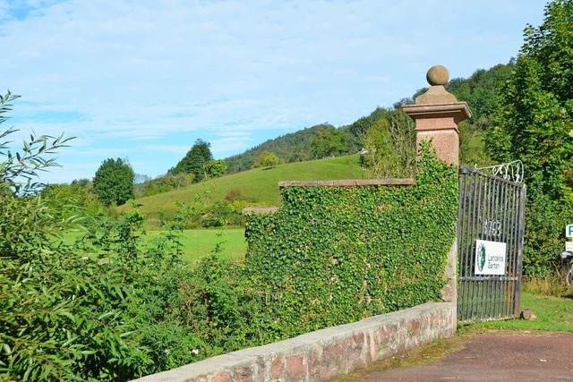Das Tor von Landelins Garten soll knftig auch fr Caf-Gste offenstehen.  | Foto: Hannah Fericks Zelaya