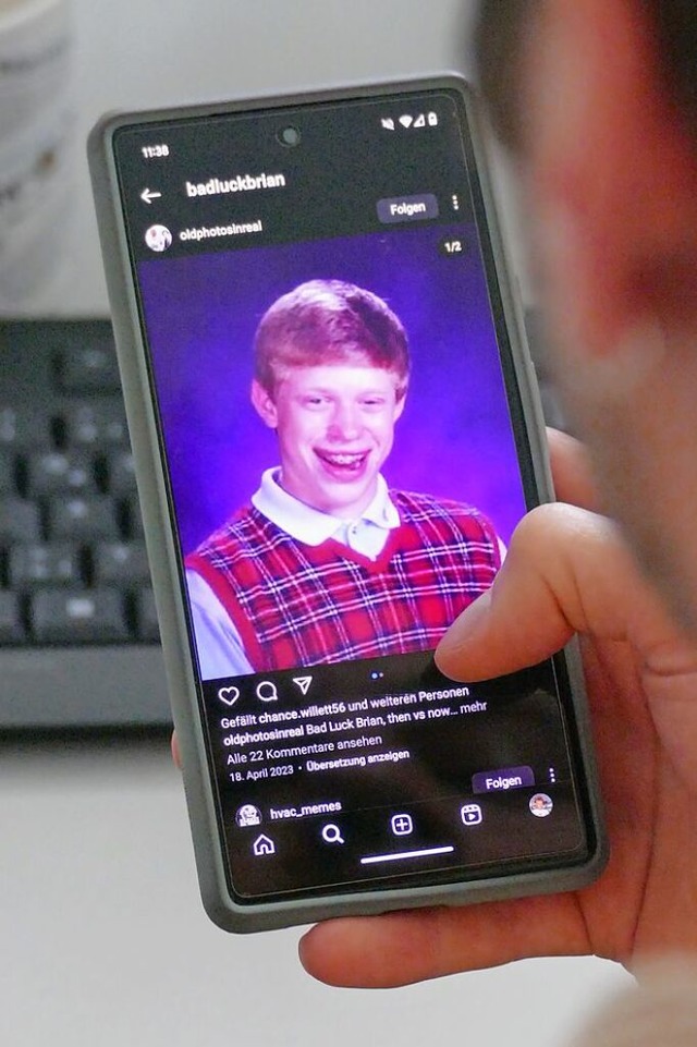 Kyle Craven wurde als Bad Luck Brian zu einem Internet-Meme.  | Foto: Florian Schmieder