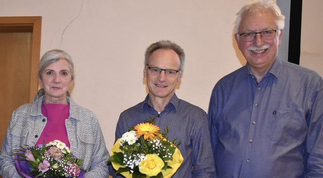 Ehrungen:  Susanne Strtt (von links),  Michael Zimmermann und Peter Vogel  | Foto: Roland Vitt