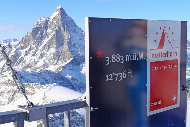 Kurzes Vergngen am Matterhorn