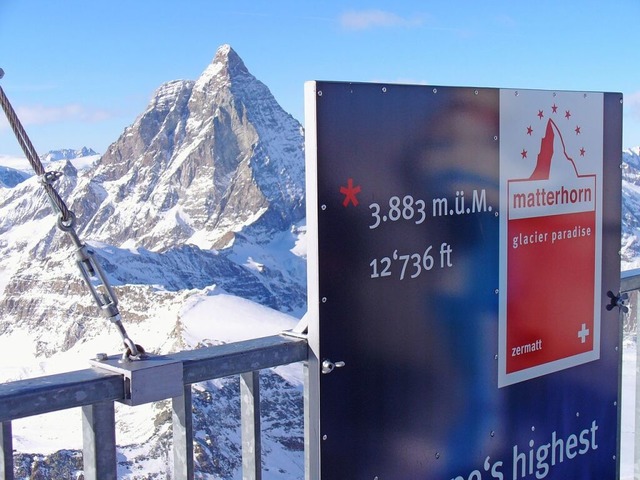 Gipfel Kleines Matterhorn, Zermatt  | Foto: Stefan Zahler