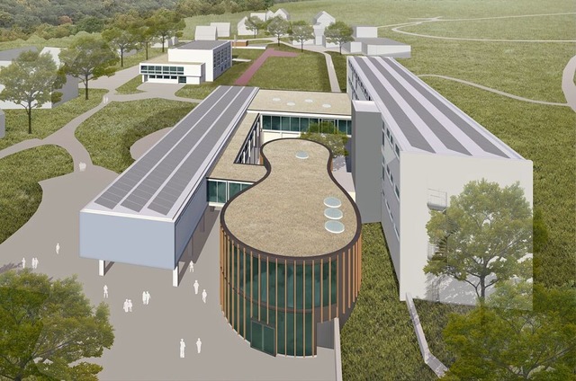 Diese Illustration zeigt den geplanten... Ren-Schickele-Schule in Badenweiler.  | Foto: Eisenberg Rummel Architekten GmbH