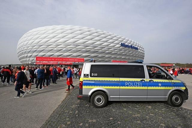 Nach Drohung: Mehr Polizei beim Bundesliga-Spiel in der Mnchner Allianz-Arena