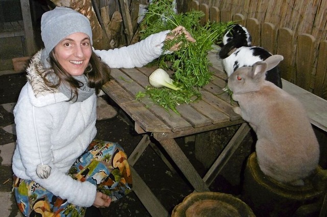 Kirsten Ihl engagiert sich beim Netzwe...glicht den Tieren ein besseres Leben.  | Foto: Anja Bochtler