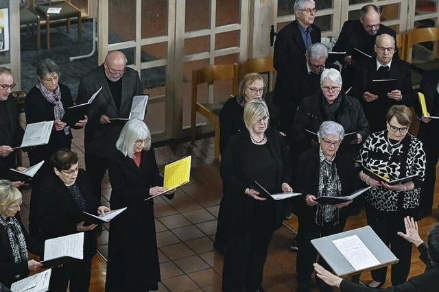 Friesenheimer Kirchenchor singt einen wenig bekannten Komponisten