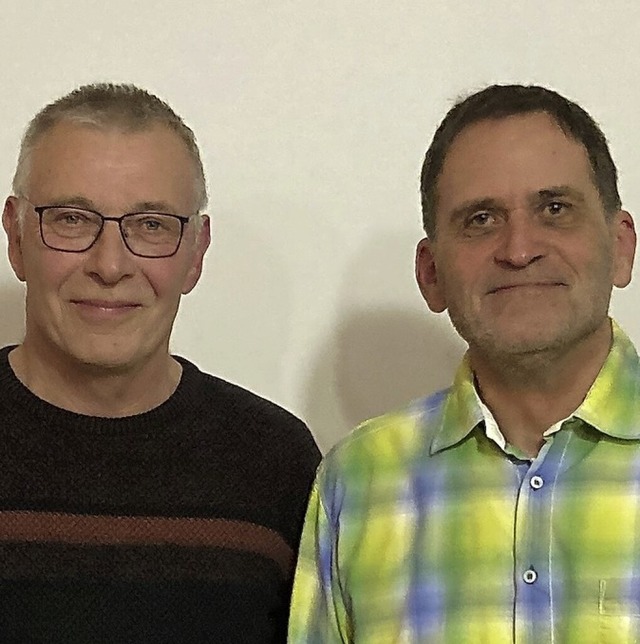 Die neuen Vorsitzenden Andreas Rohrbeck (links) und Anno Sieberts  | Foto: Erika Sieberts
