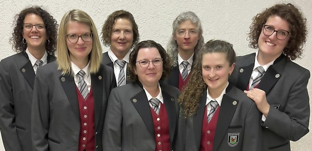 Frauenpower im Vorstand:  (von links) ...tz, Leonie Gtlin  und Isabell Dyballa  | Foto: Musikverein Tannenkirch
