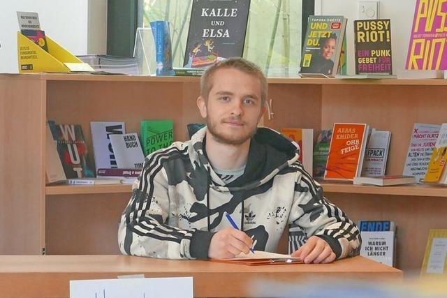 Ein Ferienjob soll einem jungen Ukrainer die Integration in Lrrach erleichtern
