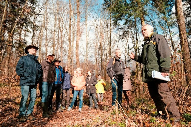 &#8222;Eine Stilllegung ist die beste ...s&#8220;, sagt Frster Reiner Dickele.  | Foto: Birgit-Cathrin Duval