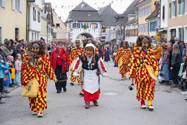 Der  Sulzburger Umzug markiert traditi...der Fasnachtsaison im Markgrflerland.  | Foto: Volker Mnch