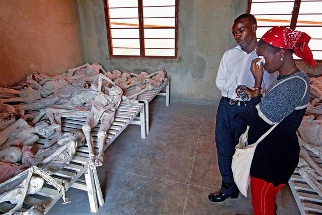 berlebende des Genozids in Ruanda: 