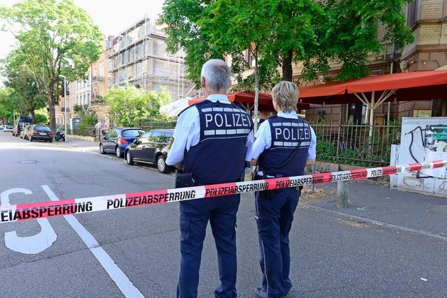 Der Tatort war im Juli abgesperrt worden.  | Foto: Ingo Schneider