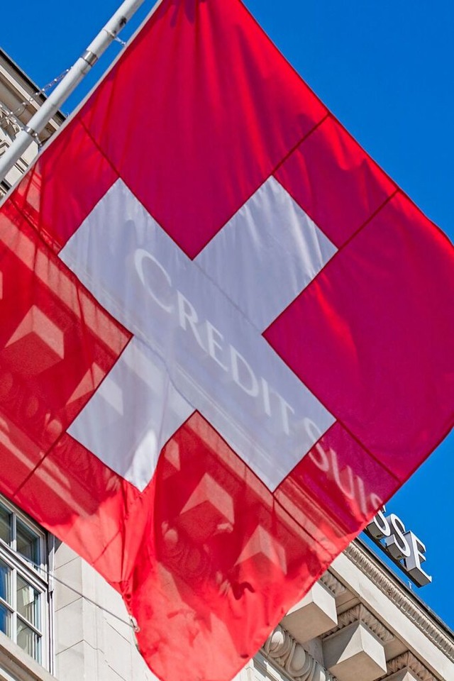 Die UBS hat die Credit Suisse geschluc...l nchste Chef der Nationalbank nicht.  | Foto: Urs Flueeler (dpa)