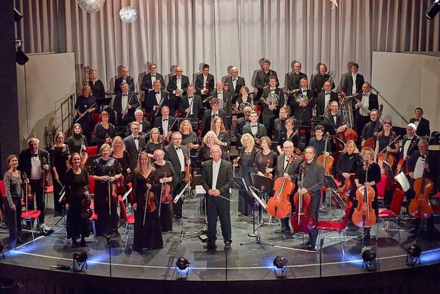 Das Markgrfler Symphonieorchester ste...nnen und Musikern aus Friedrichshafen.  | Foto: Markgrfler Symphonieorchesters
