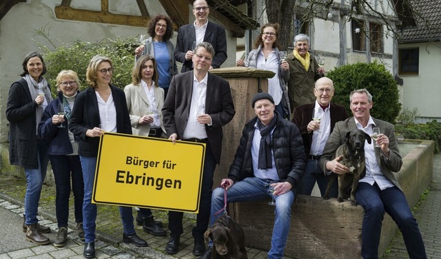 Die Kandidaten der &#8222;Brger fr Ebringen&#8220;  | Foto: Axel Mnchrath