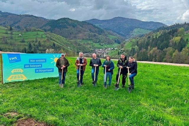 In Frhnd im Wiesental entsteht Deutschlands vielleicht steilster Solarpark