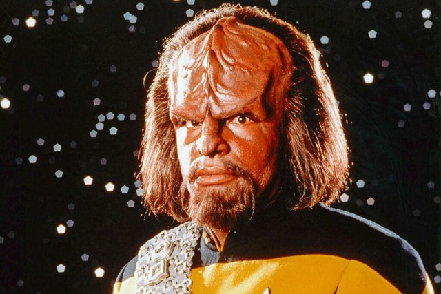 Der Charakter Worf ist einer der bekan...Klingonen aus dem Star-Trek-Universum.  | Foto: IMAGO