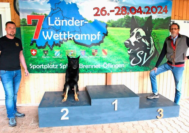Der flinger Schferhundeverein in Erw... und Jrgen Krais (links) organisiert.  | Foto: Hansjrg Bader