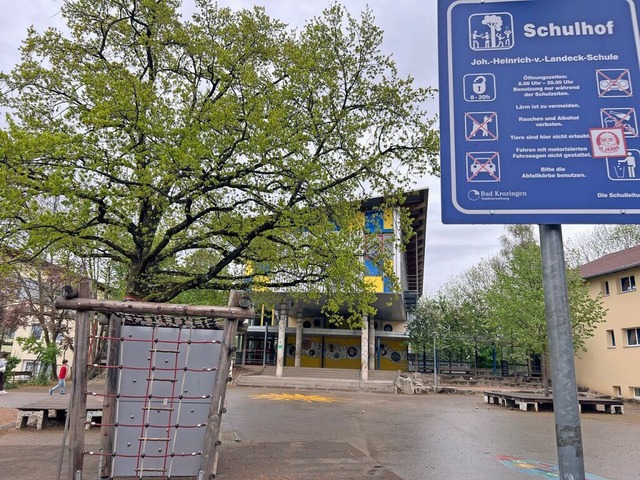 Die Landeck-Schule wird wohl erstmal d...hule im Kernort Bad Krozingen bleiben.  | Foto: Susanne Ehmann