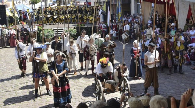 Das Historische  Marktplatzfest in Waldkirch findet wieder statt (Archivfoto).  | Foto: Nikolaus Bayer