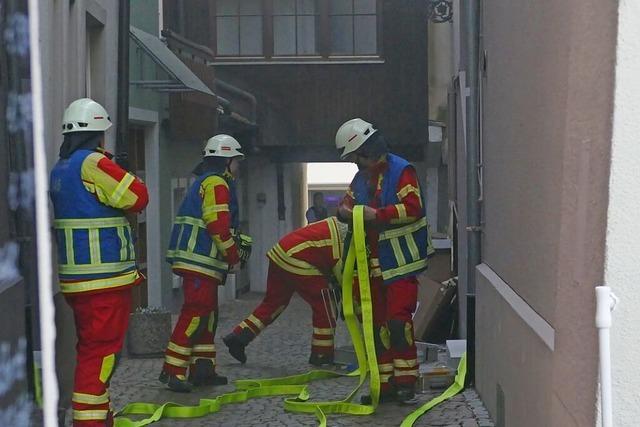 Kchenbrand am Mnsterplatz in Bad Sckingen – Feuer schnell unter Kontrolle