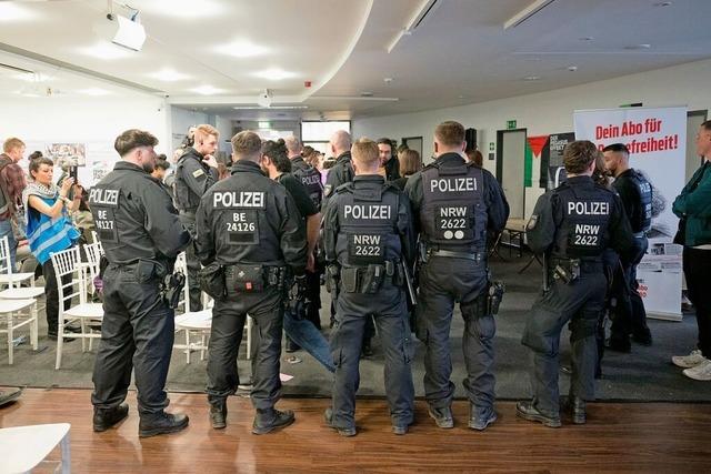 Polizei lst umstrittenen Palstina-Kongress in Berlin auf