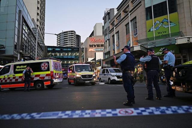 Mindestens sechs Todesopfer bei Messerangriff in Einkaufszentrum in Sydney
