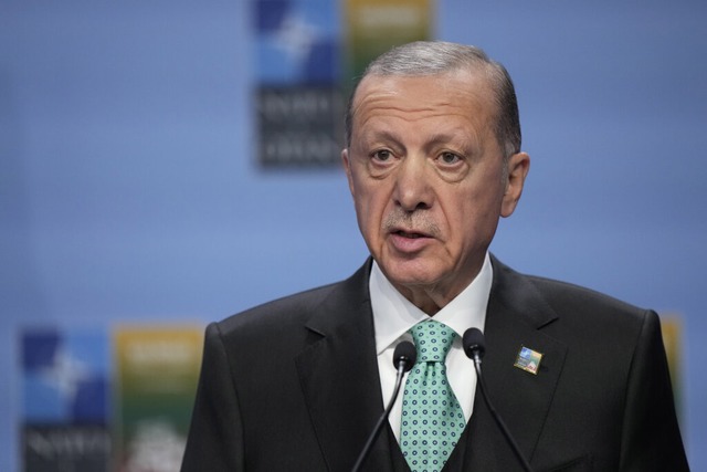 Recep Tayyip Erdogan, Prsident der Trkei  | Foto: Pavel Golovkin (dpa)