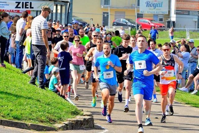 Fotos: Jung und Alt genieen Rheinauenlauf bei Kaiserwetter