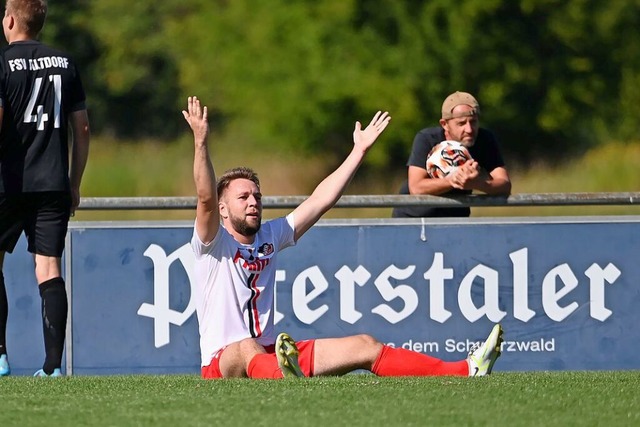 Dennis Schwarz erzielte zwei Treffer fr den VfR Elgersweier.  | Foto: Wolfgang Knstle