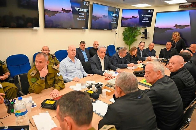 Am Sonntag tagte das israelische Siche...e Ministerprsident Benjamin Netanjahu  | Foto: --- (dpa)