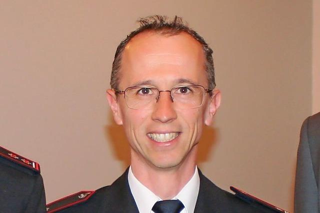 Stefan Keller ist der neue Gesamtkommandant der Feuerwehr Wutach