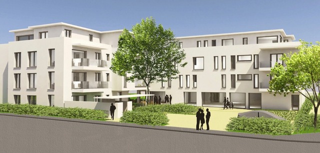 So soll das neue Dorv-Zentrum in Hugsweier knftig aussehen.  | Foto: Eichner Baugesellschaft mbH