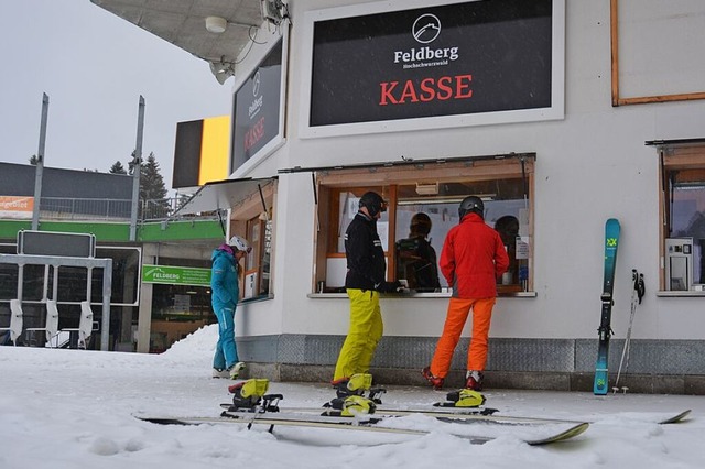 Ski- und Snowoboardfahren am Feldberg?...lich nicht mehr mglich. (Symbolfoto).  | Foto: Sebastian Barthmes