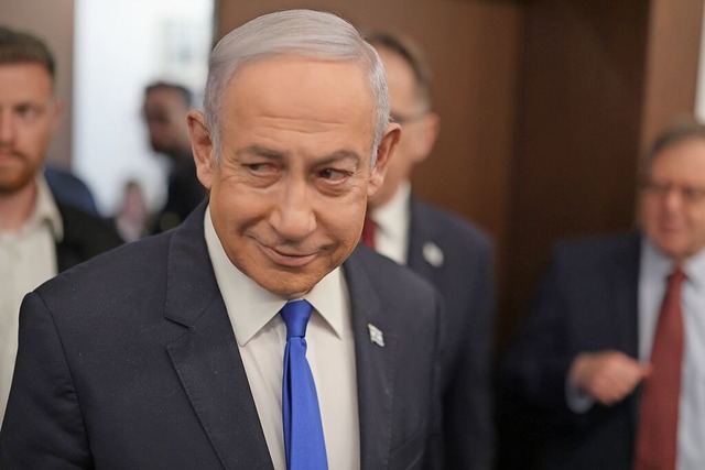 Netanjahu hat dieses Mal besonnen reagiert.  | Foto: Ilia Yefimovich (dpa)