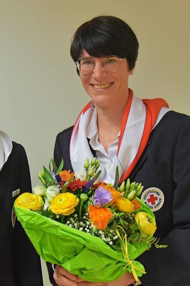 Carmen Hirzel ist die neue Vorsitzende des DRK-Ortsvereins Malterdingen.   | Foto: Benedikt Sommer