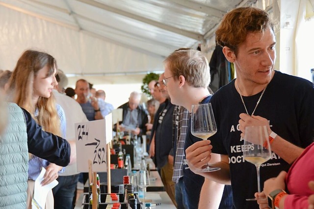 Der Badische Landweinmarkt findet wieder in Efringen-Kirchen statt.  | Foto: Moritz Lehmann