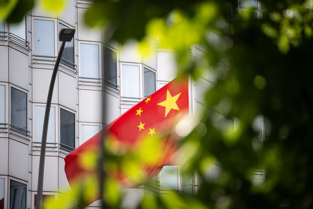 Die chinesische Botschaft in Berlin  | Foto: Hannes P Albert (dpa)
