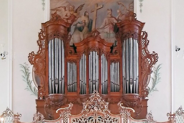 Die Silbermann-Orgel von 1769 in Ettenheimmnster  | Foto: Christoph Hoppe (Bild- und Filmstelle der Erzdizese Freiburg)
