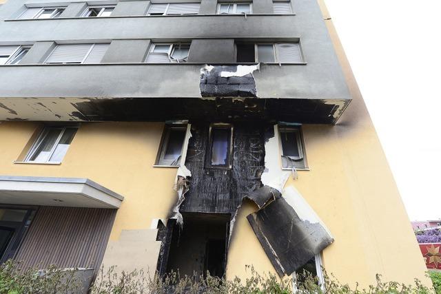 Nach Brand in Freiburger Komturstrae konnten vier von fnf Familien in ihre Wohnungen zurck
