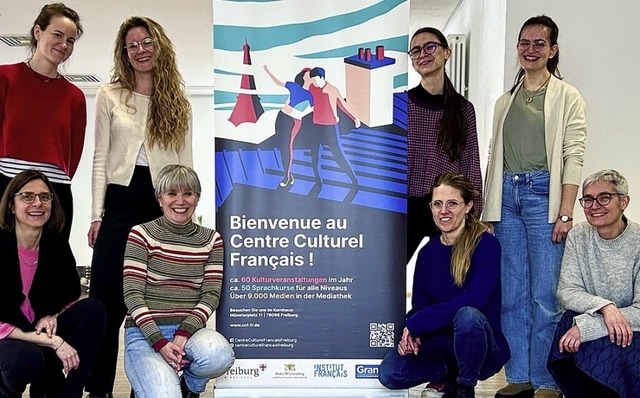 Das Team des Centre Culturel Franais in Freiburg  | Foto: Privat